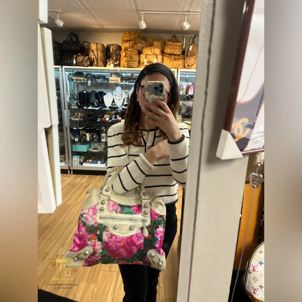 💖SOLD💖Balenciaga Floral giant city Bag - Picture 13 of 13